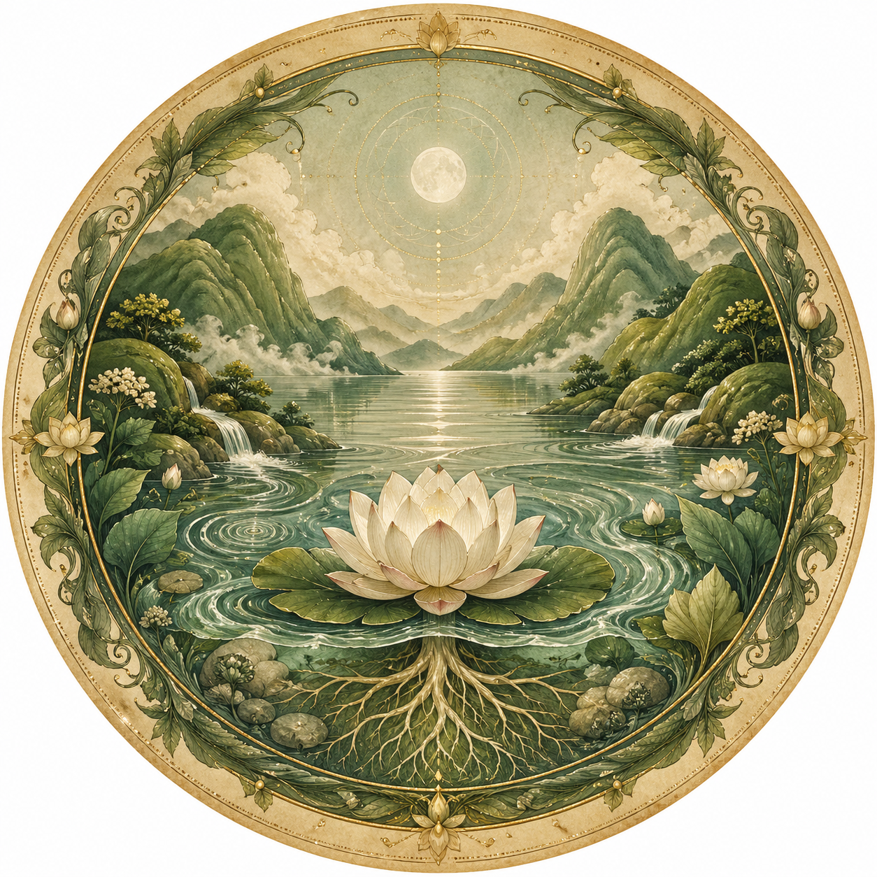 Representación circular de Kapha
